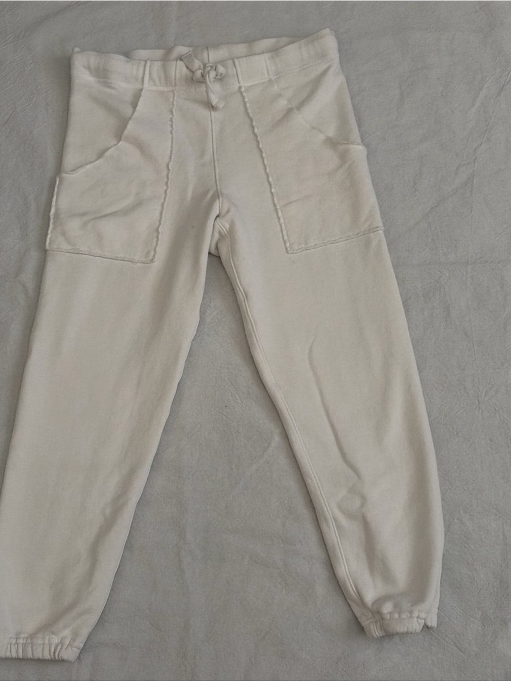 Frank & Eileen Eamon Jogger Sweatpants Triple Fleece S White